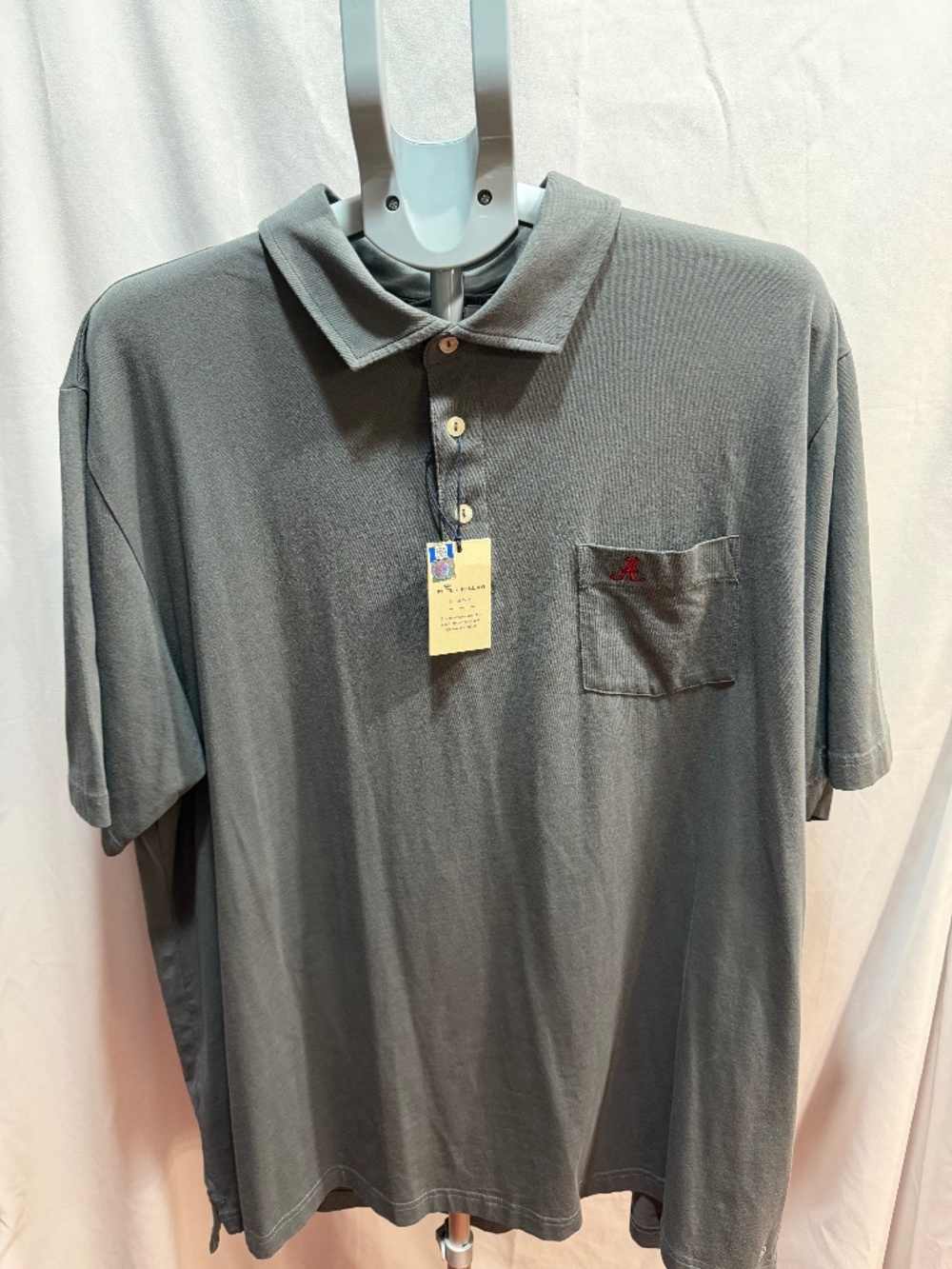 NWT Peter Millar Alabama Crimson Tide Pocket Tee - XXL